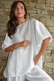 Randles Puff Sleeve Blouse White